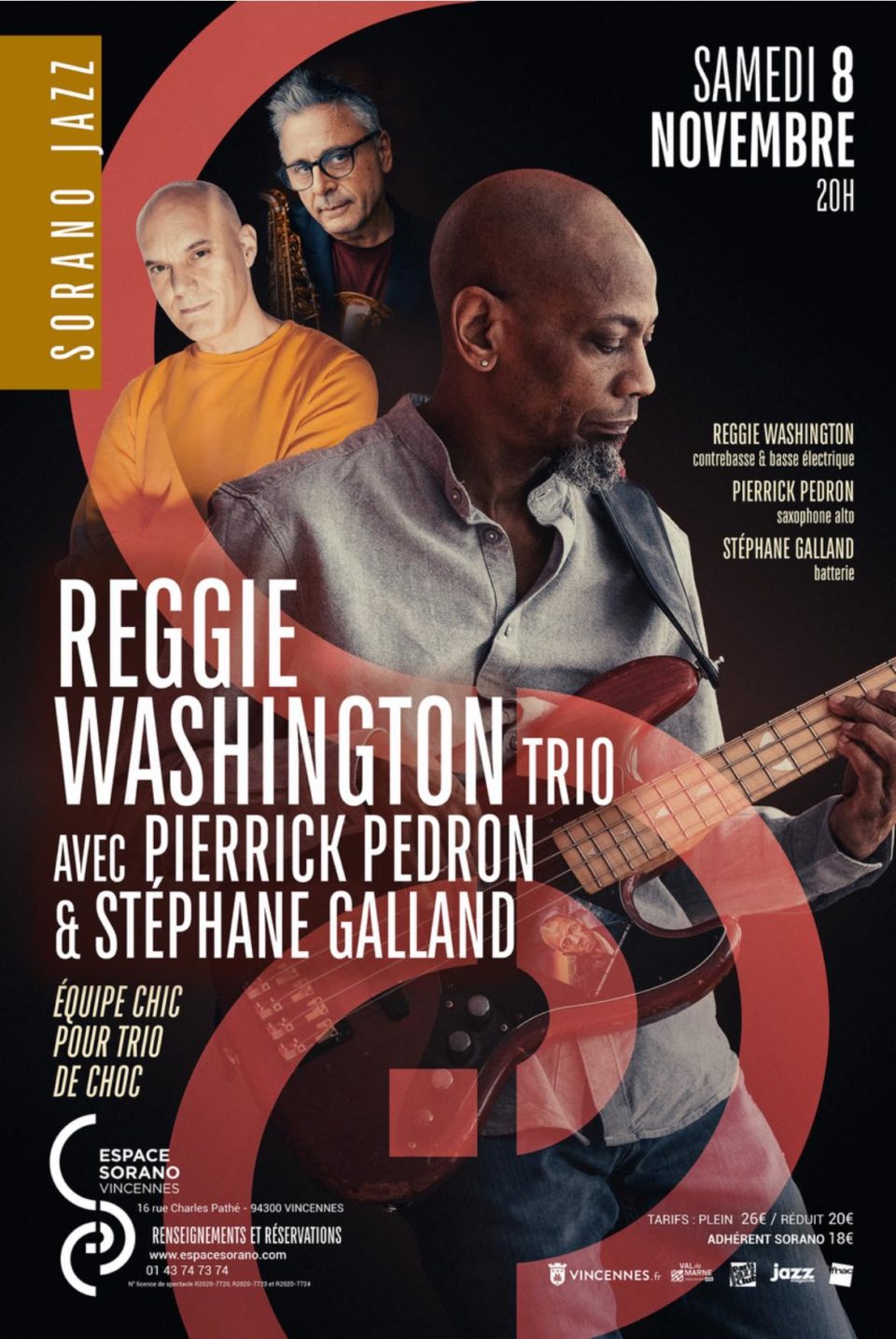 Reggie Washington Trio with Pierrick Pédron & Stéphane Galland