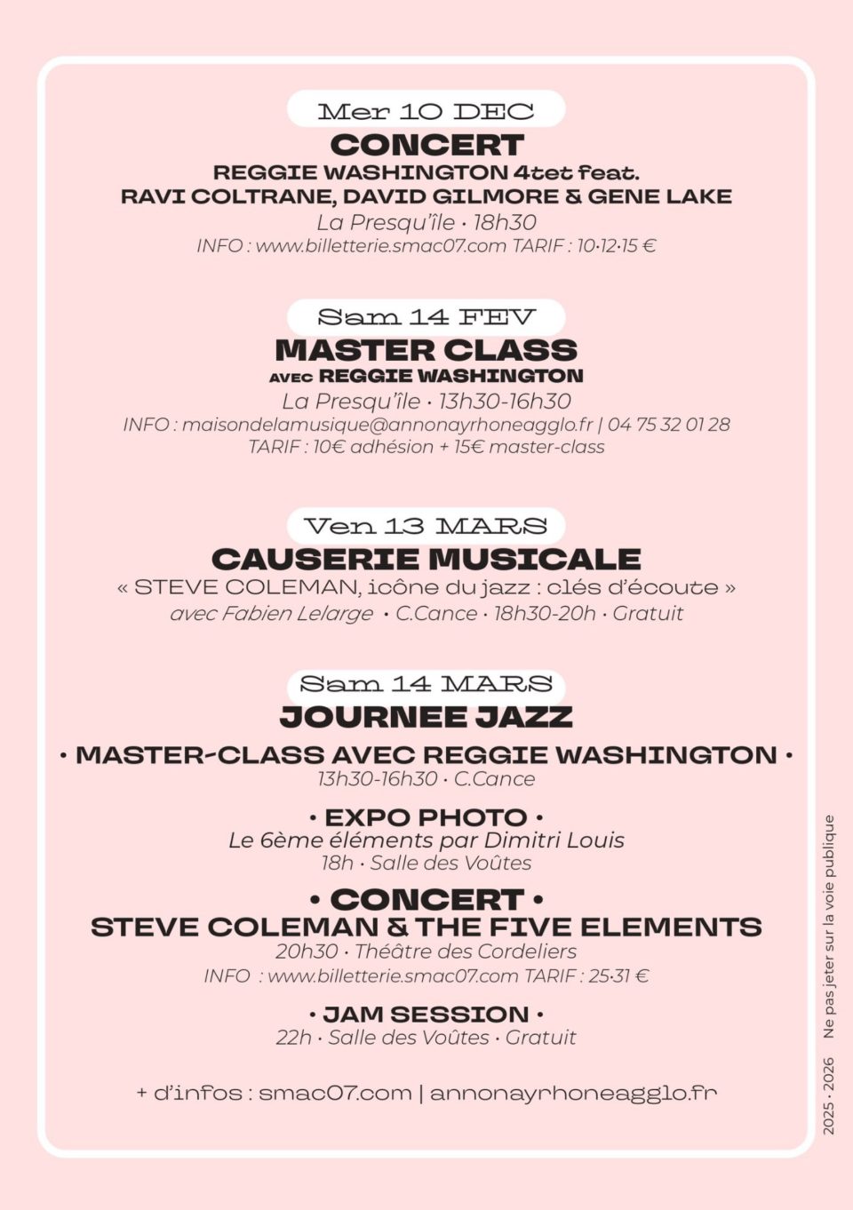 Reggie Washington – Masterclass